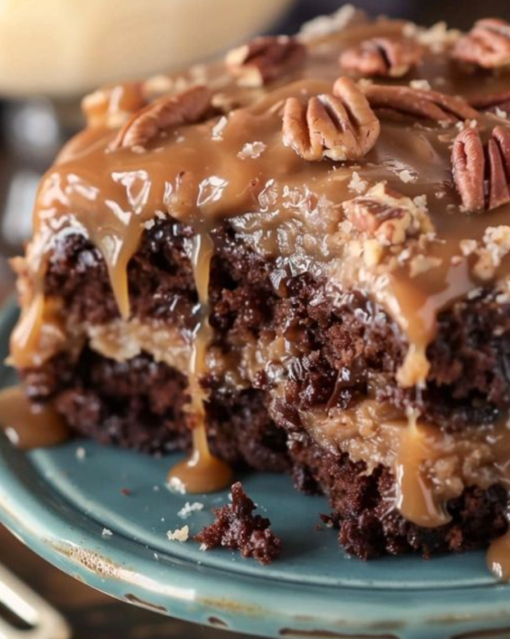 German Chocolate Poke Cake All Recipes